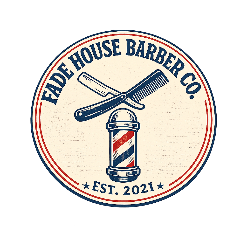 Fade House Barber Co. logo — made with Emblemsmith